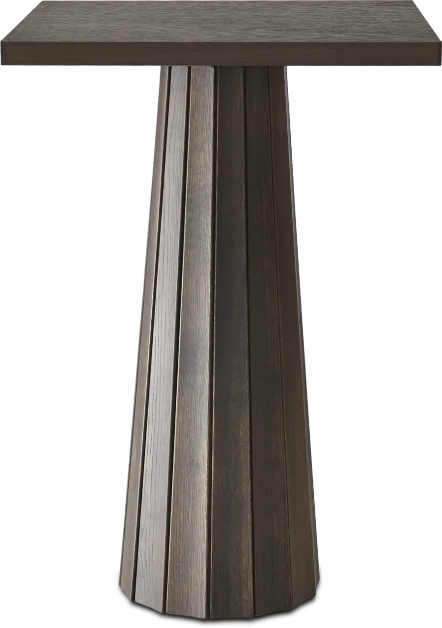 Container Table New Antiques high square top with Bodhi cover wenge